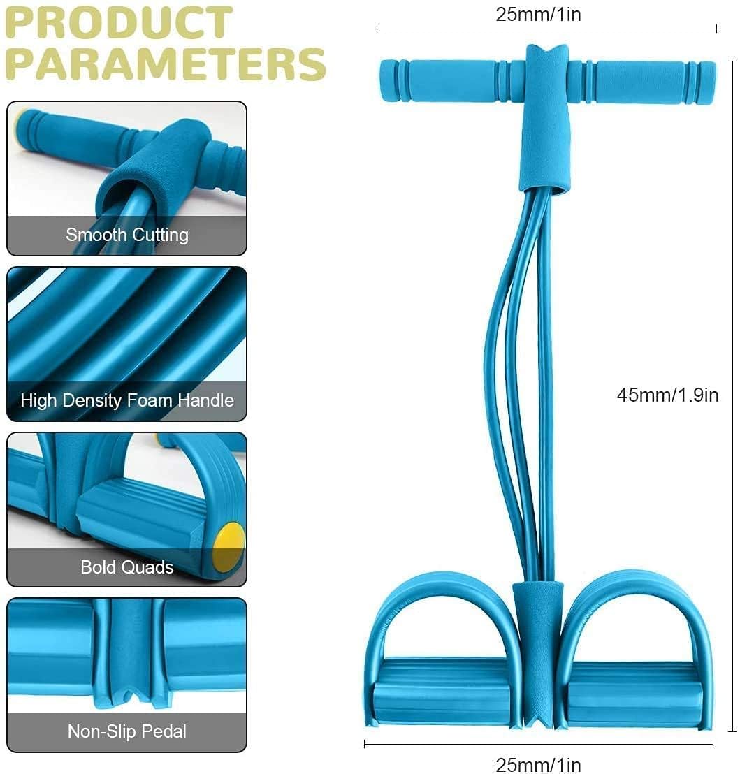 Natural Rubber Pull Reducer For Home Gym for Men And Women| For Arms Legs Shoulders Abs Back Workout