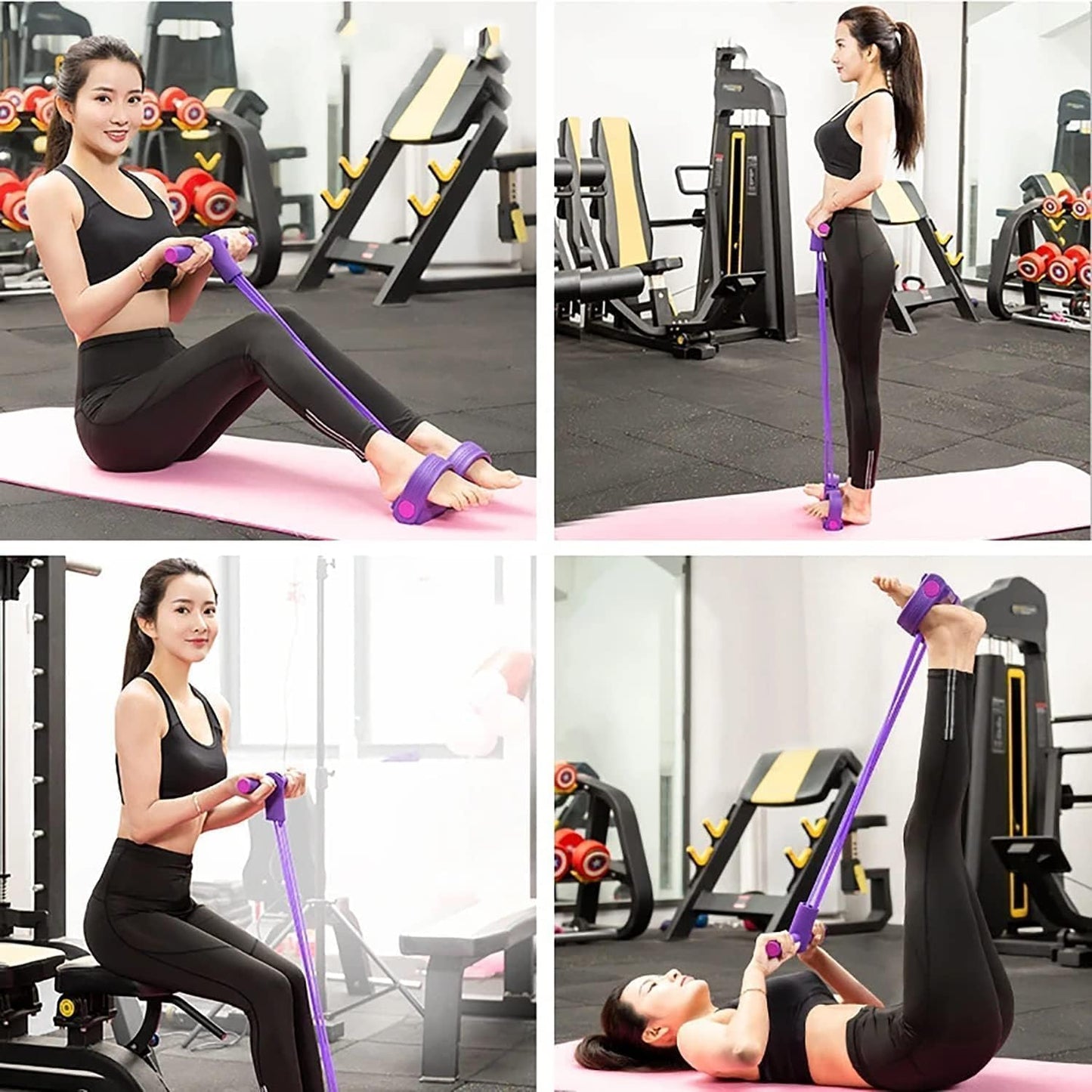 Natural Rubber Pull Reducer For Home Gym for Men And Women| For Arms Legs Shoulders Abs Back Workout