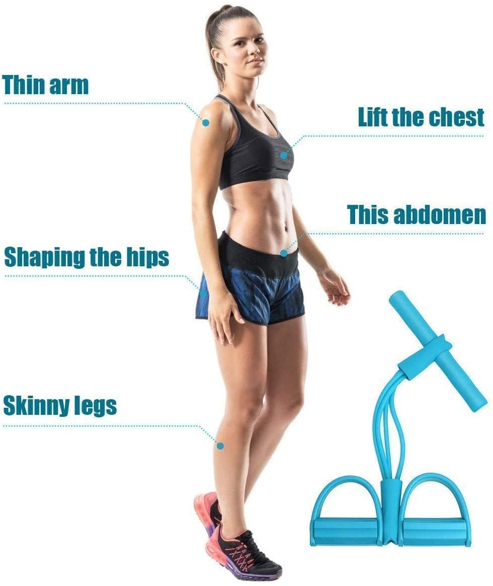 Natural Rubber Pull Reducer For Home Gym for Men And Women| For Arms Legs Shoulders Abs Back Workout