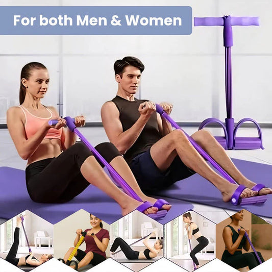 Natural Rubber Pull Reducer For Home Gym for Men And Women| For Arms Legs Shoulders Abs Back Workout